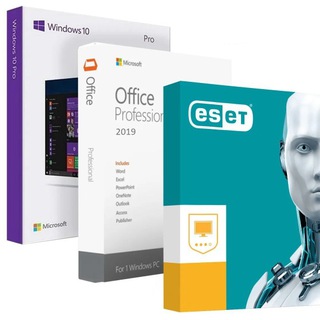 Key for windows, office, malwarebytes, eset