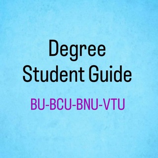 Degree Student Guide (BU-BCU-BNU-VTU)