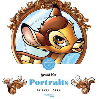 Livros de colorir Disney Portraits